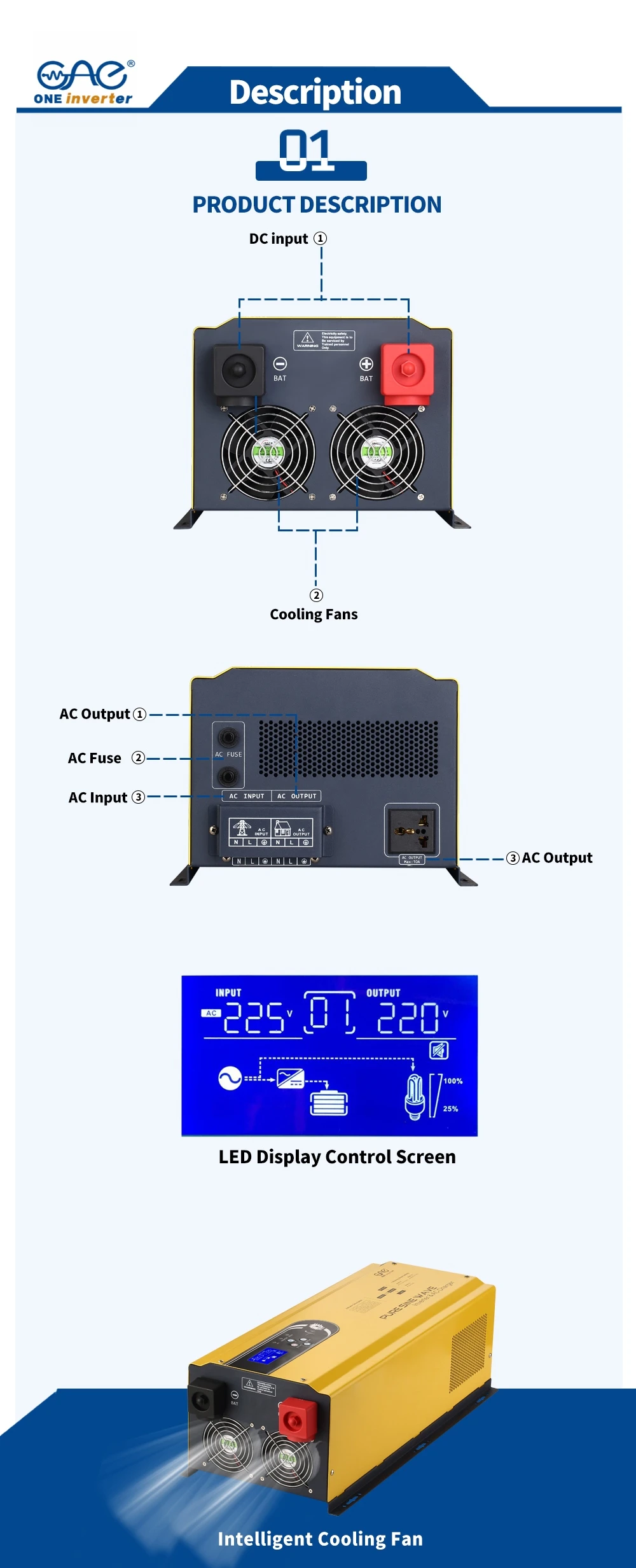4KW Low Frequency Inverter 4KW Low Frequency Inverter